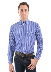 Mens Winton Stripe 2Pockets LS Shirt