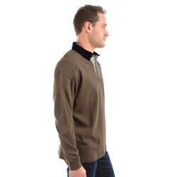 Mushroom Mens Bill Shoulder Panel Rugby