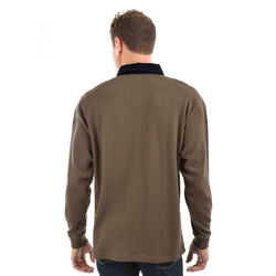 Mushroom Mens Bill Shoulder Panel Rugby