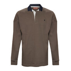 Mushroom Mens Bill Shoulder Panel Rugby