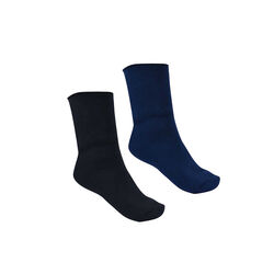 Navy Black Thermal Socks Twin Pack