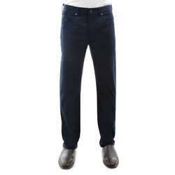 Navy Mens Tailored Moleskin Jeans 32 Leg