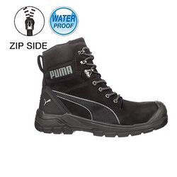 PUMA  Conquest Black Safety Boots Waterproof Membrane