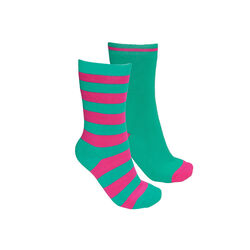 Peppermint Bright Pink Thermal Socks Twin Pack