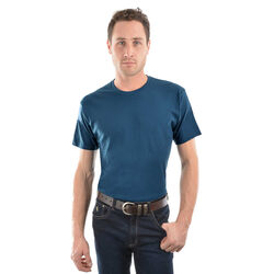 Petrol Blue Mens Classic Fit Short Sleeve T-Shirt