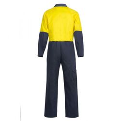 PolyCotton Coveralls  Hi Vis Two Tone