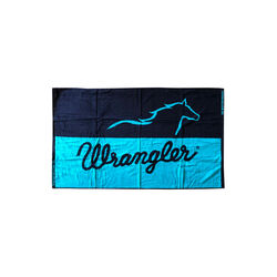 Running Horse Towel Navy/Aqua