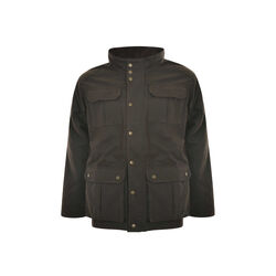 Rustic Mulch Mens Tarcutta Oilskin Jacket