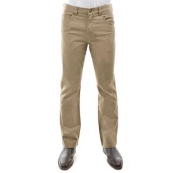 Sand - Mens Stretch Moleskin Comfort Waist Mid-Reg-Straight 32 Leg