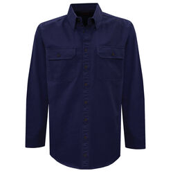 Shirt - Light Drill Full Placket 2-Pockets L/S Shirt