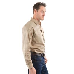 Shirt  Mens Full Placket Light Cotton Shirt