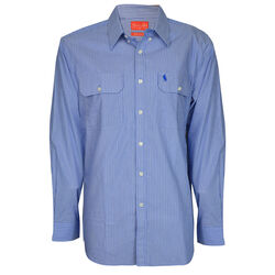Shirt - Mens Grafton Stripe 2-Pockets L/S Shirt