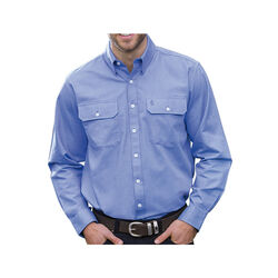 Shirt - Mens Oxford 2-Pockets L/S Shirt