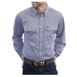 Shirt - Mens Wentworth Check 2-Pockets L/S Shirt