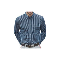Shirt - Mens Winton Stripe 2-Pockets L/S Shirt