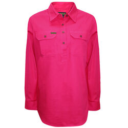 Shirt  Womens Half Placket Light Cotton Shirt