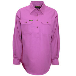 Shirt  Womens Half Placket Light Cotton Shirt