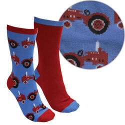 T C - Adult Farmyard Socks - Twin Pack