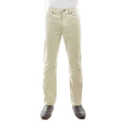 Stone Mens Stretch Moleskin Jeans Mid Reg Straight Leg 34 Leg