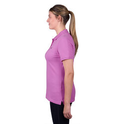 Violet Womens Classic Stretch Short Sleeve Polo