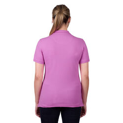 Violet Womens Classic Stretch Short Sleeve Polo