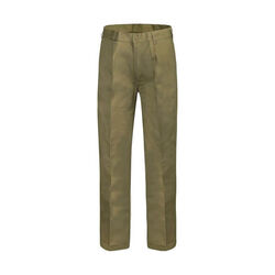 WORKCRAFT   MEN+39S  TROUSERS  SINGLE PLEAT COTON DRILL TROUSER