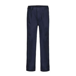 WORKCRAFT   MEN+39S  TROUSERS  SINGLE PLEAT COTON DRILL TROUSER