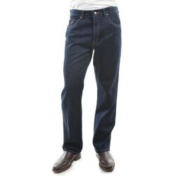 Washed Indigo Mens Stretch Jean  MidRegStraight Leg  32 Leg