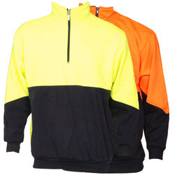 Barden Workwear  High Vis Half Zip WIndcheater