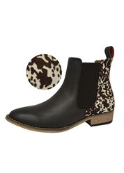 Womens Chelsea Two Tone  Dress Boot