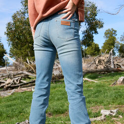 Womens Paige High Rise Jean 34 Leg