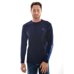 Wrangler - Mens Sleeve Logo L/S Tee