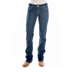 Wrangler - Womens Carolina Breakaway Mid Rise Jean 34 leg