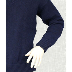 Zip Jumper Wool Navy