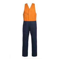 Cotton Drill Roughall with Elastic Straps - Two Tone